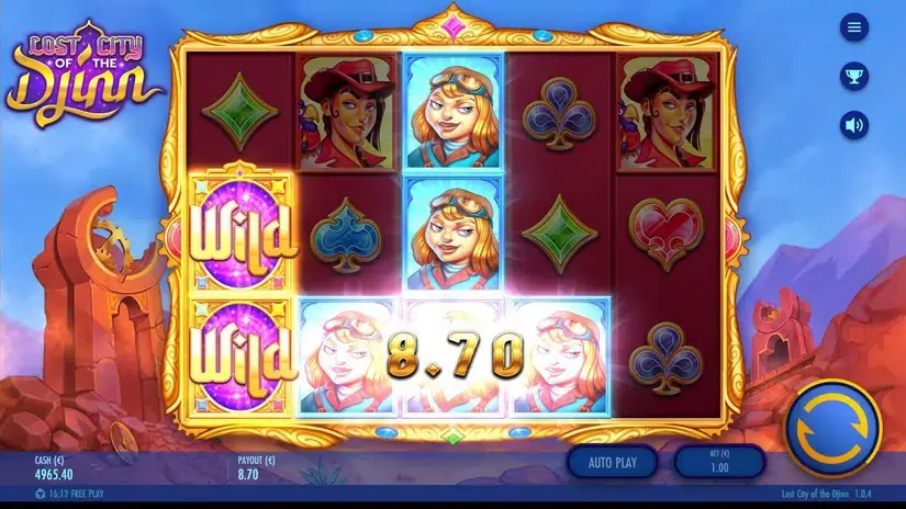 Lost City of the Djinn slot screenshot 4