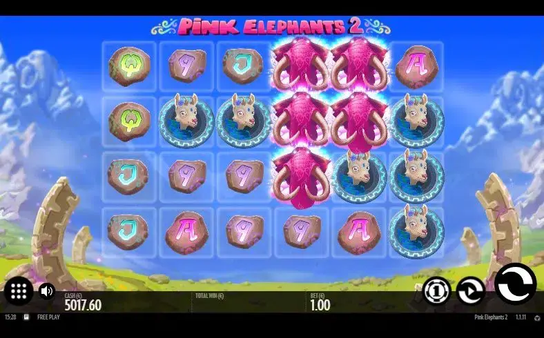 Pink Elephants 2 slot screenshot 1