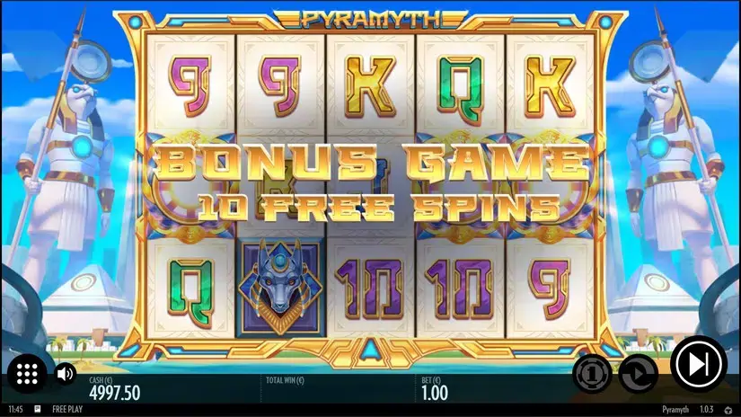 Pyramyth slot screenshot 4