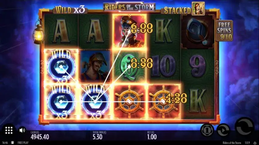 Riders of the Storm slot screenshot 5