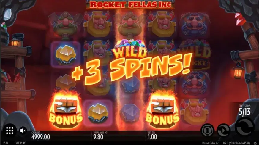 Rocket Fellas Inc slot screenshot 3