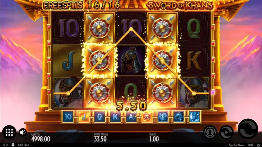 Sword of Khans slot screenshot 6