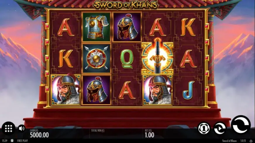 Sword of Khans slot screenshot 1