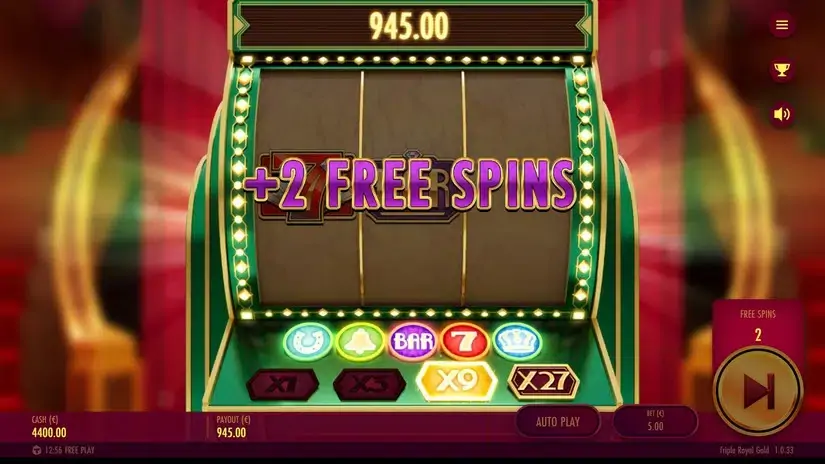 Triple Royal Gold slot screenshot 8