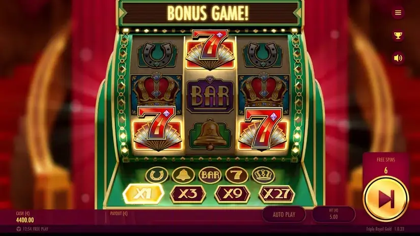 Triple Royal Gold slot screenshot 4