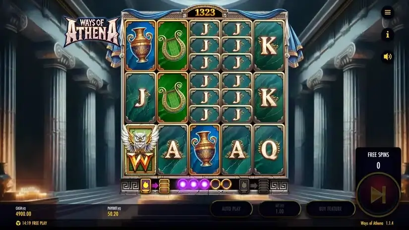 Ways of Athena slot screenshot 4