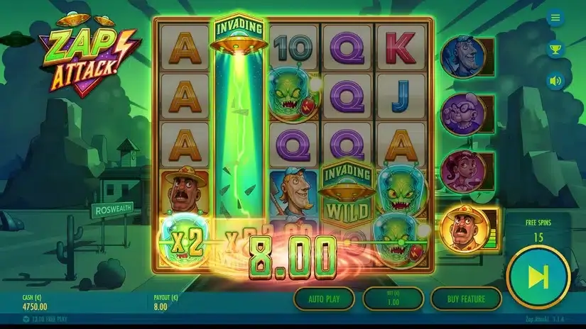 Zap Attack slot screenshot 5