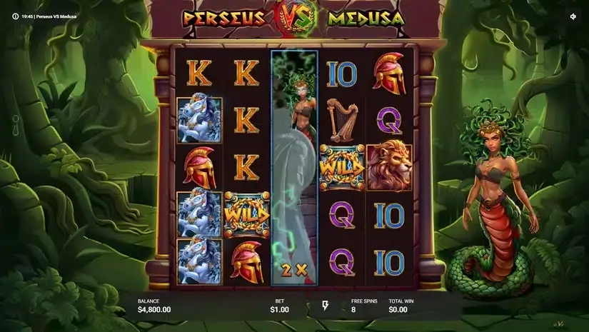 Perseus VS Medusa slot screenshot 4