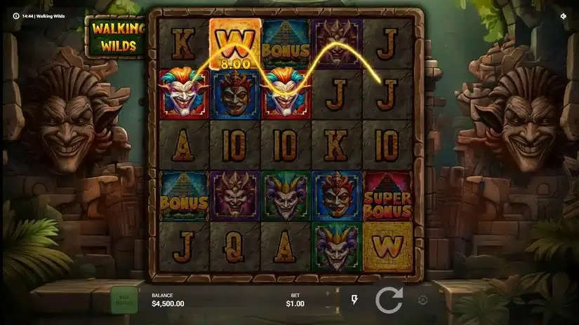 Walking Wilds slot screenshot 2