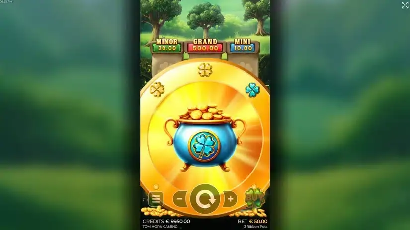 3 Ribbon Pots slot screenshot 2