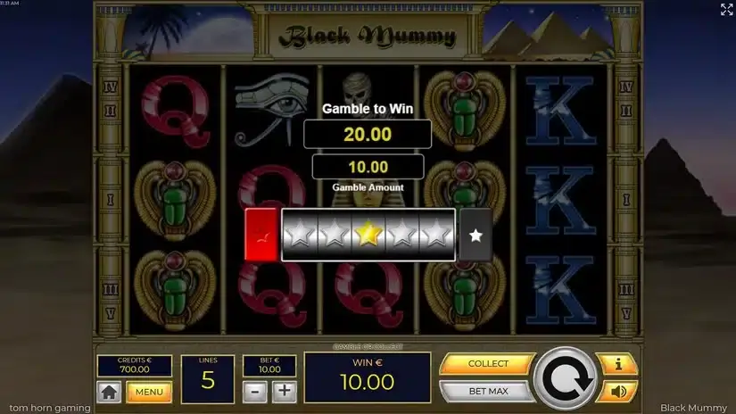 Black Mummy slot screenshot 3