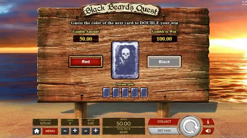 Blackbeards Quest slot screenshot 