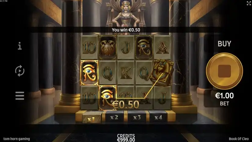 Book of Cleo slot screenshot 1