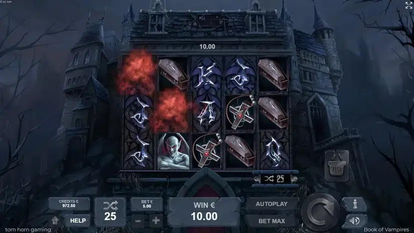 Book of Vampires slot screenshot 2