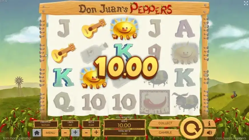 Don Juan Peppers slot screenshot 3