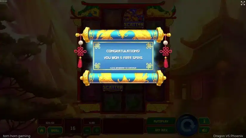 Dragon vs Phoenix slot screenshot 4