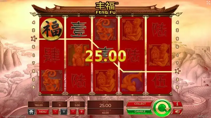 Feng Fu slot screenshot 2