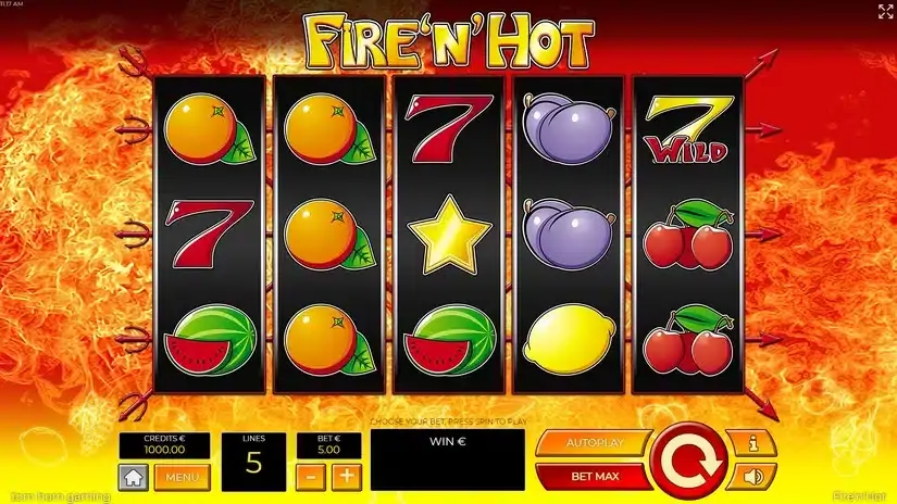 Fire’n’Hot slot screenshot 1