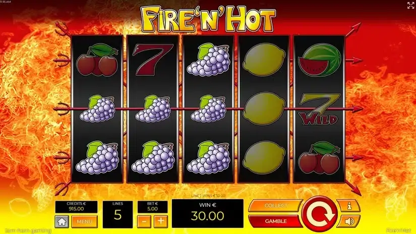 Fire’n’Hot slot screenshot 2