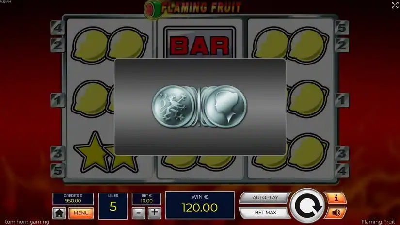 Flaming Fruit slot screenshot 3