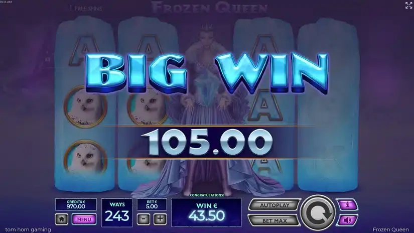 Frozen Queen slot screenshot 5