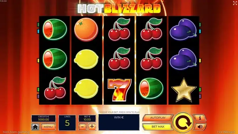 Hot Blizzard slot screenshot 1