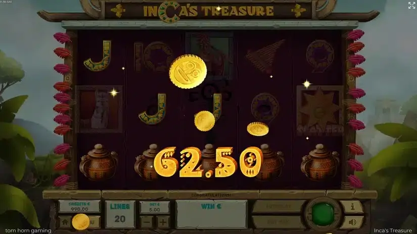 Incas Treasure slot screenshot 4