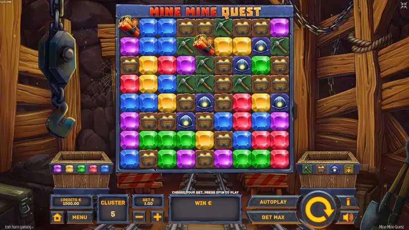 Mine Mine Quest slot screenshot 1