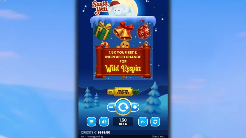 Santa Yetti slot screenshot 3