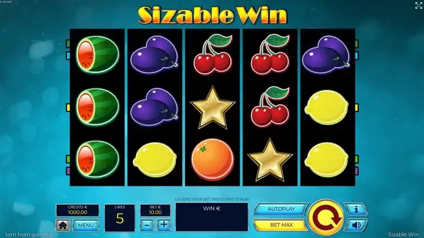 Sizable Win slot screenshot 1