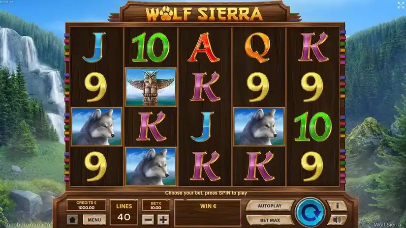 Wolf Sierra slot screenshot 1