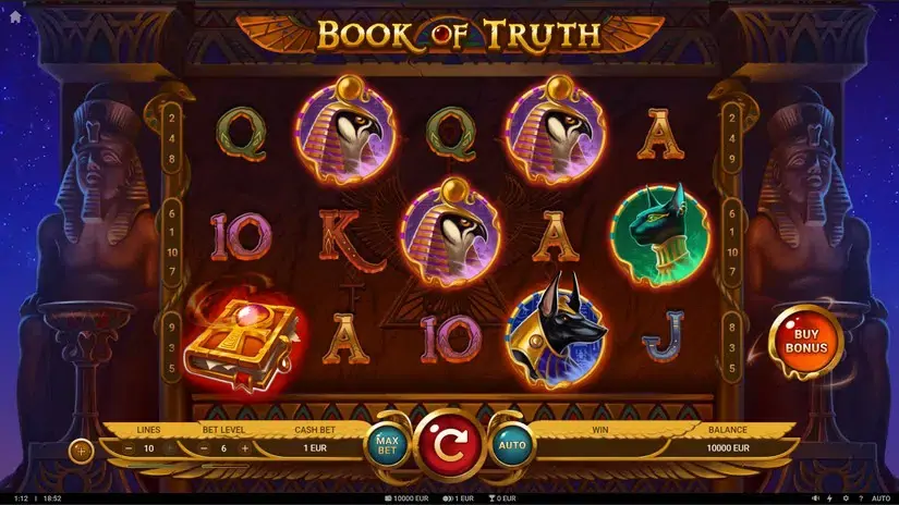 Book of Truth slot screenshot 1