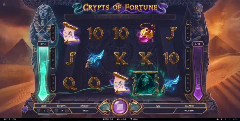 Crypts of Fortune slot screenshot 3