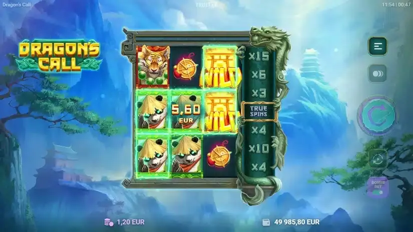 Dragon’s Call slot screenshot 2