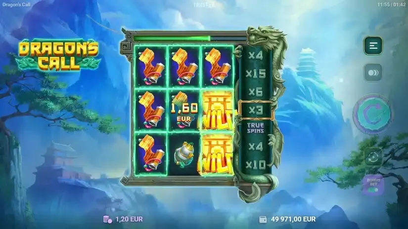 Dragon’s Call slot screenshot 4
