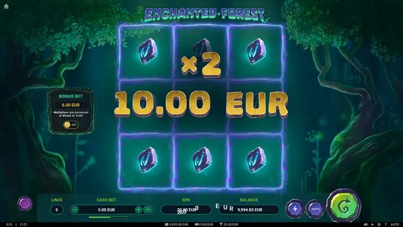 Enchanted Forest slot screenshot 4