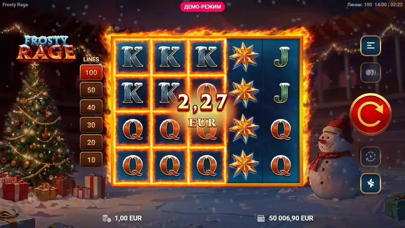 Frosty Rage slot screenshot 4