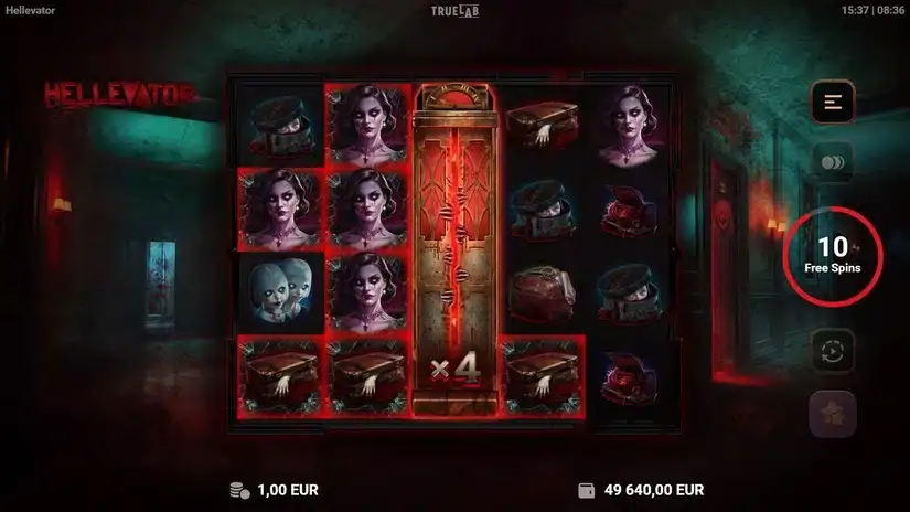 Hellevator slot screenshot 4