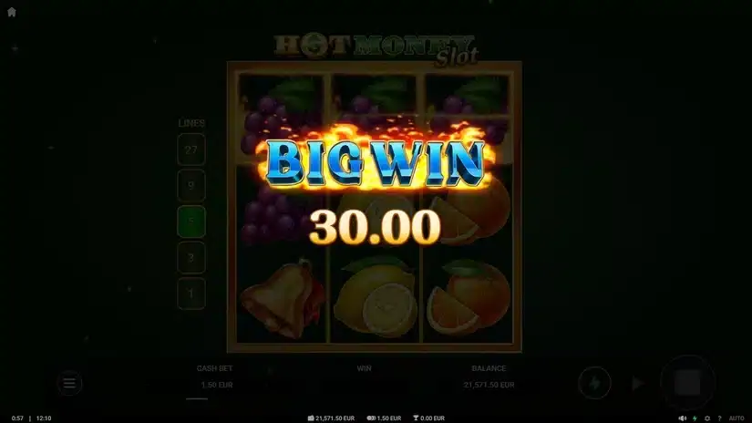 Hot Money Slot slot screenshot 4