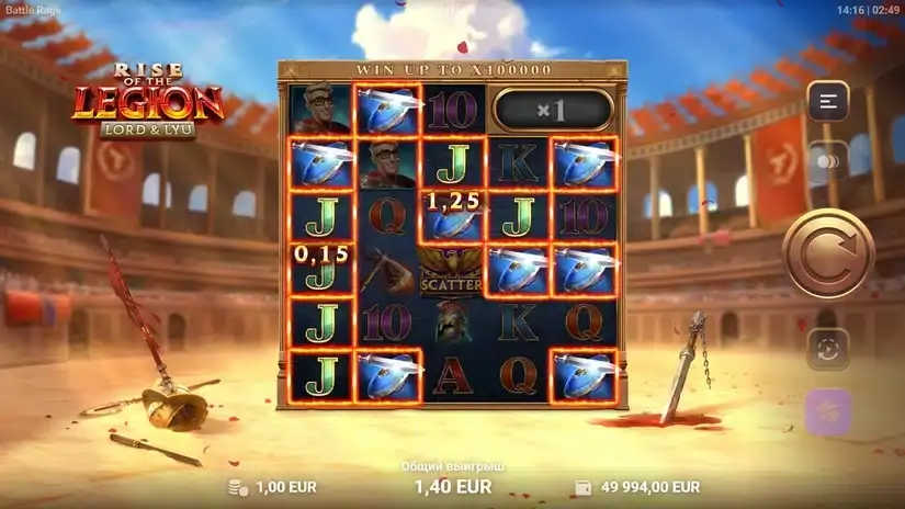 Lord & Lyu Rise of the Legion slot screenshot 2