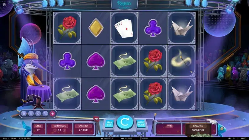 Robby the Illusionist slot screenshot 1