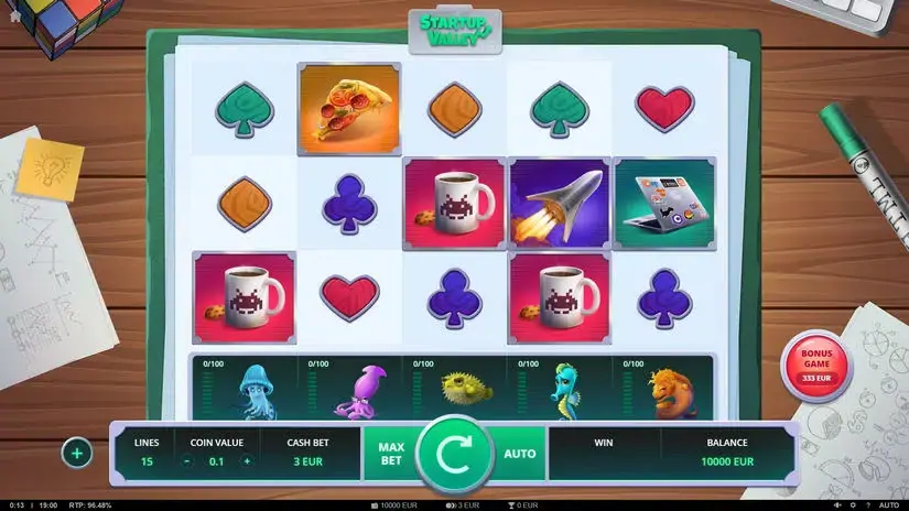 Startup Valley slot screenshot 1