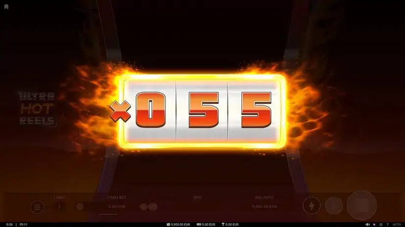 Ultra Hot Reels slot screenshot 3