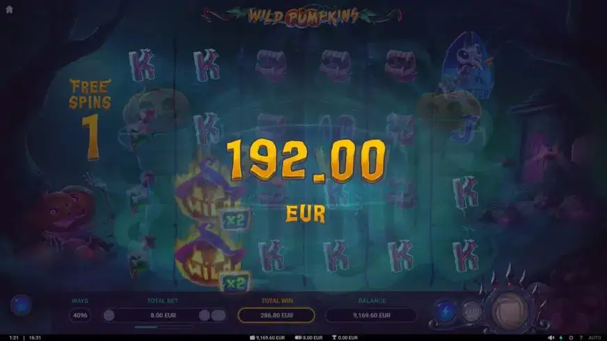 Wild Pumpkins slot screenshot 