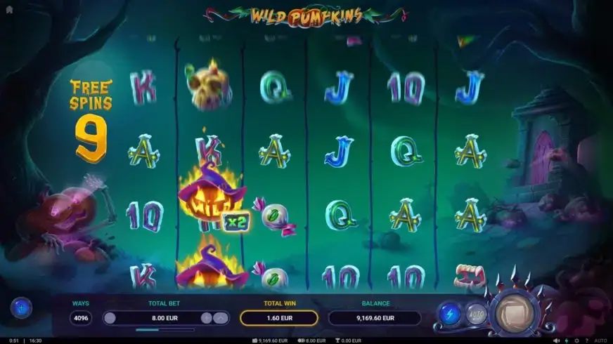Wild Pumpkins slot screenshot 4