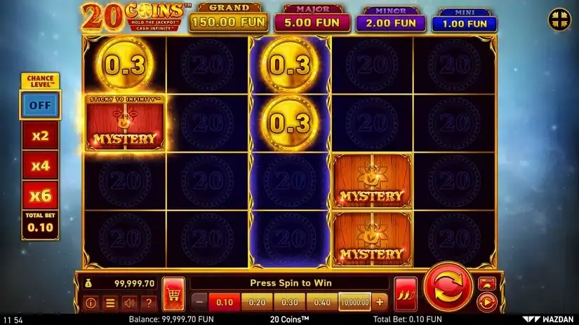 20 Coins™ slot screenshot 1