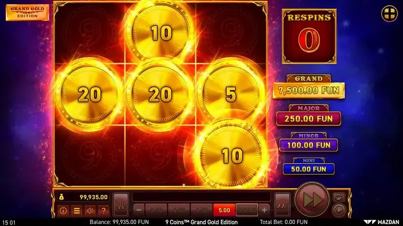 9 Coins™ Grand Gold Edition slot screenshot 3