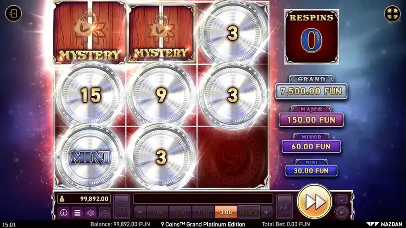 9 Coins™ Grand Platinum Edition slot screenshot 3