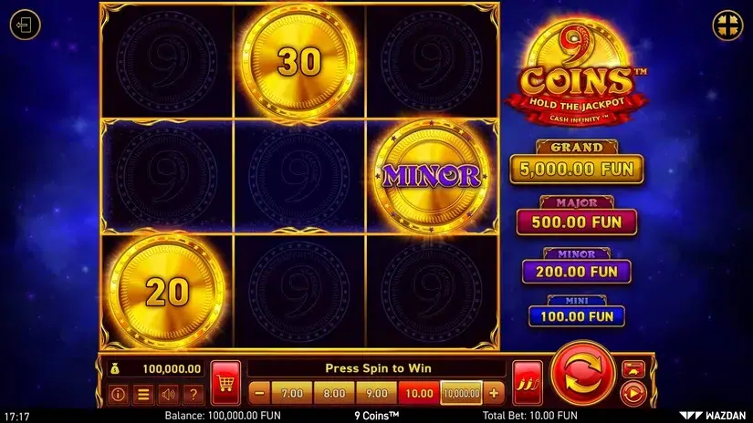 9 Coins™ slot screenshot 1