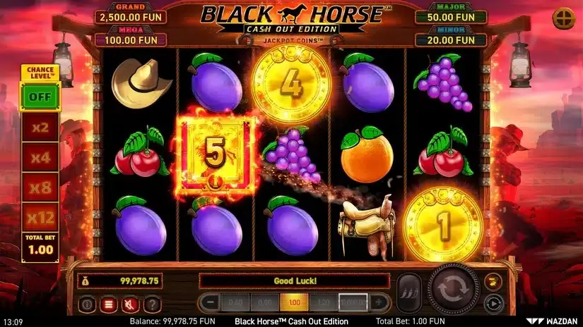 Black Horse™ Cash Out Edition slot screenshot 3